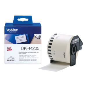 Brother DK44205 - Removable adhesive