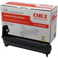 OKI Yellow image drum for C5850/5950 - Originale - OKI MC560 - MC560dn - C5850 - C560N - C560DN - C5750DN - 20000 pagine - Stampa laser - Giallo - Nero