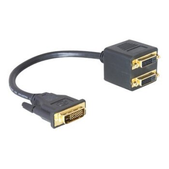 Delock DVI-Adapter - DVI-D (M) zu DVI-D (W)