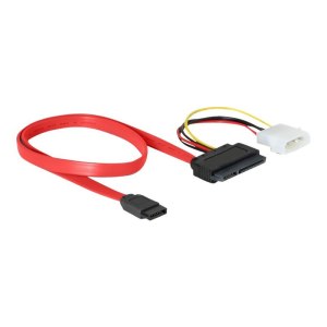 Delock SATA All-in-One cable - SATA-Kabel - Serial ATA 150/300 - interne Stromversorgung, 4-polig, SATA zu SATA Combo (W)