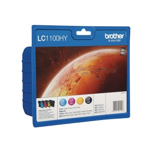 Brother LC1100HY Value Pack - 4-pack