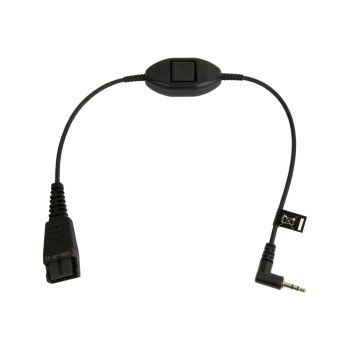 Jabra 8800-00-55 - QD - Maschio - 2.5mm jack - Maschio - 0,3 m - Nero