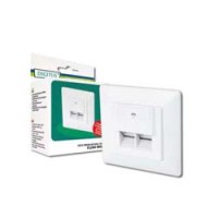 DIGITUS CAT 6 wall outlet, flush mount