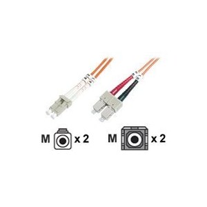 DIGITUS Fiber Optic Multimode Patch Cord, LC / SC