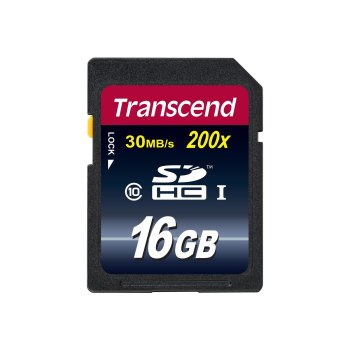 Transcend Flash-Speicherkarte - 16 GB - Class 10