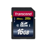 Transcend Flash-Speicherkarte - 16 GB - Class 10