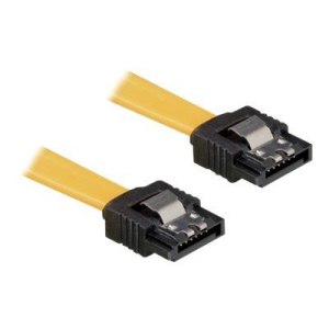 Delock 0.3m SATA Cable - 0,3 m - Giallo