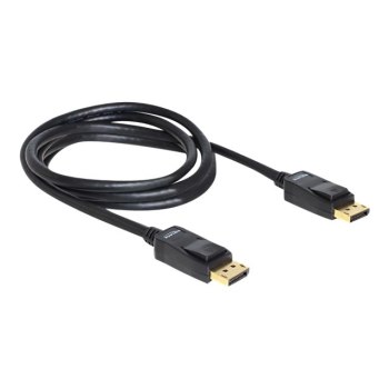 Delock Cable Displayport m/m 2m - 2 m - DisplayPort - DisplayPort - Maschio - Maschio - Oro