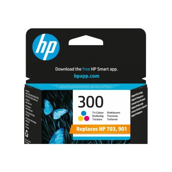 HP 300 - 4 ml - colour (cyan, magenta, yellow)