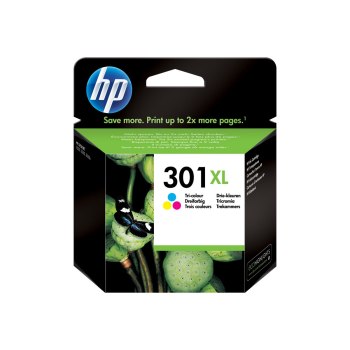 HP 301XL - 6 ml - Hohe Ergiebigkeit - Farbe (Cyan, Magenta, Gelb)