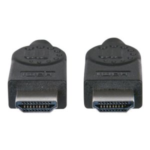 Manhattan 306133 - 5 m - HDMI tipo A (Standard) - HDMI tipo A (Standard) - Compatibilità 3D - 10,2 Gbit/s - Nero