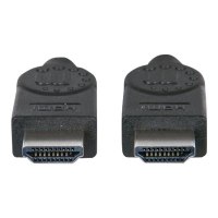 Manhattan 306133 - 5 m - HDMI tipo A (Standard) - HDMI tipo A (Standard) - Compatibilità 3D - 10,2 Gbit/s - Nero