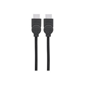 Manhattan 323222 - 3 m - HDMI tipo A (Standard) - HDMI tipo A (Standard) - Compatibilità 3D - 10,2 Gbit/s - Nero