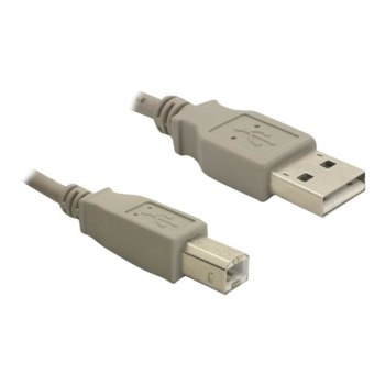 Delock 82215 - 1,8 m - USB A - USB B - Maschio/Maschio - Grigio