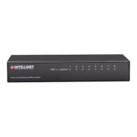 IC Intracom Intellinet 8-Port Fast Ethernet Office Switch, Desktop Size, Metal, IEEE 802.3az (Energy Efficient Ethernet)