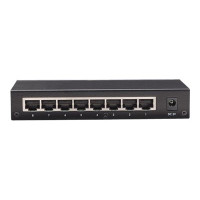 IC Intracom Intellinet 8-Port Fast Ethernet Office Switch, Desktop Size, Metal, IEEE 802.3az (Energy Efficient Ethernet)