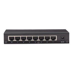 Intellinet 8-Port Gigabit Ethernet Switch, Metal, Box