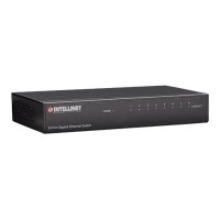 Intellinet 8-Port Gigabit Ethernet Switch, Metal, Box