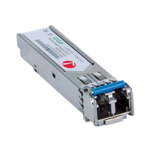 Intellinet Transceiver Module Optical, Gigabit Ethernet SFP Mini-GBIC, 1000Base-Sx (LC) Multi-Mode Port, 550m,MSA Compliant, Equivalent to Cisco GLC-SX-MM, Three Year Warranty