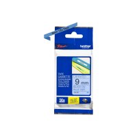 Brother Nastro per etichettatura 9mm - Nero su blu - TZe - Trasferimento termico - Brother - PT-1280HK - PT-1280SN - PT-1280KT - PT-D200HK - PT-1100SN - PT-1100KT - PT-2100VP - PT-2730 - PT-7600,... - 9 mm