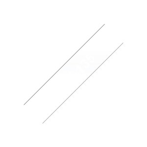 Brother TZe-135 - Selbstklebend - weiß auf durchsichtig - Rolle (1,2 cm x 8 m)