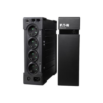 Eaton Ellipse ECO 800 USB DIN - USV (in Rack montierbar/extern) - Wechselstrom 230 V - 500 Watt - 800 VA - USB - Ausgangsanschlüsse: 4 - 2U - 48.3 cm (19")