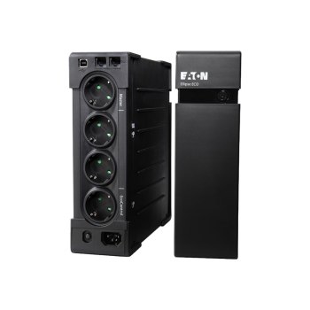 Eaton Ellipse ECO 1200 USB DIN - USV (in Rack montierbar/extern) - Wechselstrom 230 V - 750 Watt - 1200 VA - USB - Ausgangsanschlüsse: 8 - 2U - 48.3 cm (19")