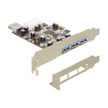 Delock 89281 - PCIe - USB 3.2 Gen 1 (3.1 Gen 1) - 5000 Mbit/s - Cablato - Windows XP/Vista/7/7-64 - Linux 2.6