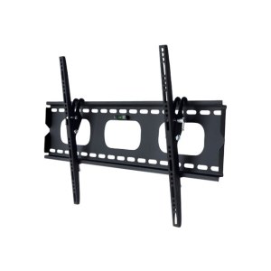 Manhattan TV & Monitor Mount, Wall, Tilt, 1 screen, Screen Sizes: 37-65", Black, VESA 200x200 to 600x400mm, Max 75kg, LFD, Lifetime Warranty - Klammer - für Flachbildschirm - stabiler Stahl - Bildschirmgröße: 94-177.8 cm (37"-70") - Wandmontage