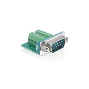 Delock Serial adapter - 10 pin terminal block (M) to DB-9 (M)