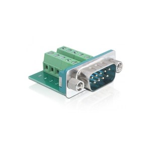 Delock Serial adapter - 10 pin terminal block (M) to DB-9...