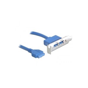Delock Slot bracket - USB-Konsole - 19-poliger USB 3.0...