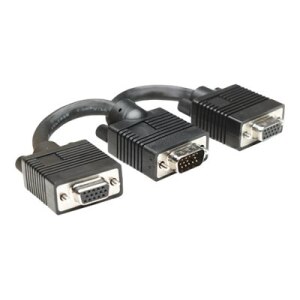 Manhattan 304559 - 0,015 m - VGA (D-Sub) - 2 x VGA...