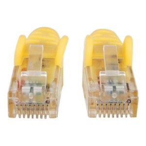 Intellinet Network Patch Cable, Cat6, 5m, Yellow, CCA, U/UTP, PVC, RJ45, Gold Plated Contacts, Snagless, Booted, Lifetime Warranty, Polybag - Patch-Kabel - RJ-45 (M)