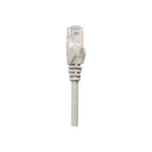 Intellinet Network Patch Cable, Cat5e, 1m, Grey, CCA, U/UTP, PVC, RJ45, Gold Plated Contacts, Snagless, Booted, Lifetime Warranty, Polybag - Patch-Kabel - RJ-45 (M)