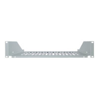 Intellinet 19" Cantilever Shelf, 2U, Fixed, Depth 350mm, Max 15kg, Grey, Three Year Warranty