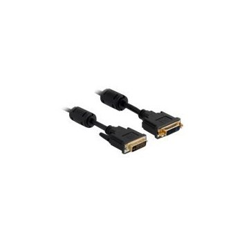 Delock DVI extension cable - DVI-I (M) to DVI-I (F)