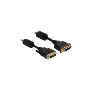 Delock DVI extension cable - DVI-I (M) to DVI-I (F)