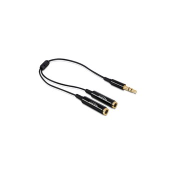 Delock Audio-Splitter - mini-phone stereo 3.5 mm männlich zu mini-phone stereo 3.5 mm weiblich