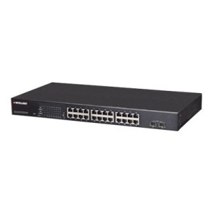 Intellinet 24-Port Gigabit Ethernet PoE+ Web-Managed...