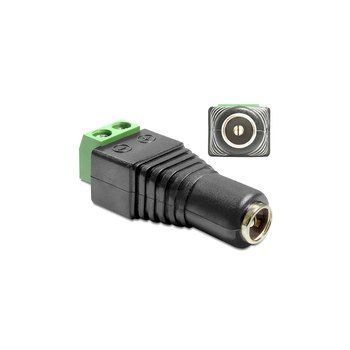 Delock Adapter DC 2.1 x 5.5 mm female > Terminal Block