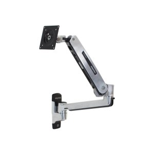 Ergotron LX - Befestigungskit (VESA-Adapter, Steh-Sitz-Arm, Basis, Verlängerung) - für LCD-Display - Kapazität 3,2 - 11,3 kg - Polished Aluminum - Bildschirmgröße: bis zu 106,7 cm (bis zu 42 Zoll)