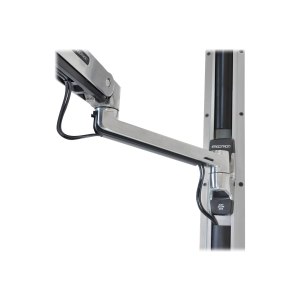 Ergotron LX - Befestigungskit (VESA-Adapter, Steh-Sitz-Arm, Basis, Verlängerung) - für LCD-Display - Kapazität 3,2 - 11,3 kg - Polished Aluminum - Bildschirmgröße: bis zu 106,7 cm (bis zu 42 Zoll)