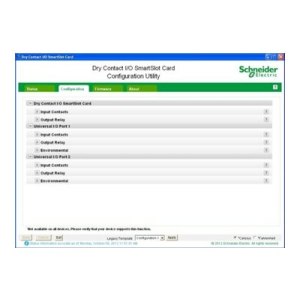 APC Schneider Dry Contact I/O SmartSlot Card