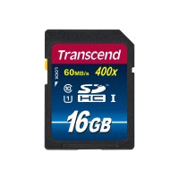 Transcend 16GB SDHC Class 10 UHS-I - 16 GB - SDHC - Classe 10 - NAND - 90 MB/s - Class 1 (U1)