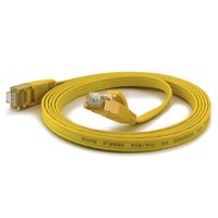 WANTEC 7059 - 0.25 m - Cat6a - F/UTP (FTP) - RJ-45 - RJ-45 - Yellow