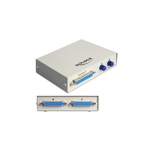 Delock 87618 2-port Interruttore - Parallel D-sub 25pol.,...