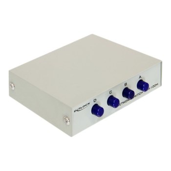 Delock Switch - 4 x 10/100 - Desktop