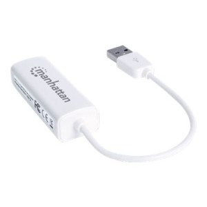 Manhattan USB-A Fast Ethernet Adapter, 10/100 Mbps...