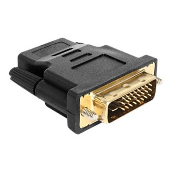 Delock Adapter DVI 24+1 pin male > HDMI female